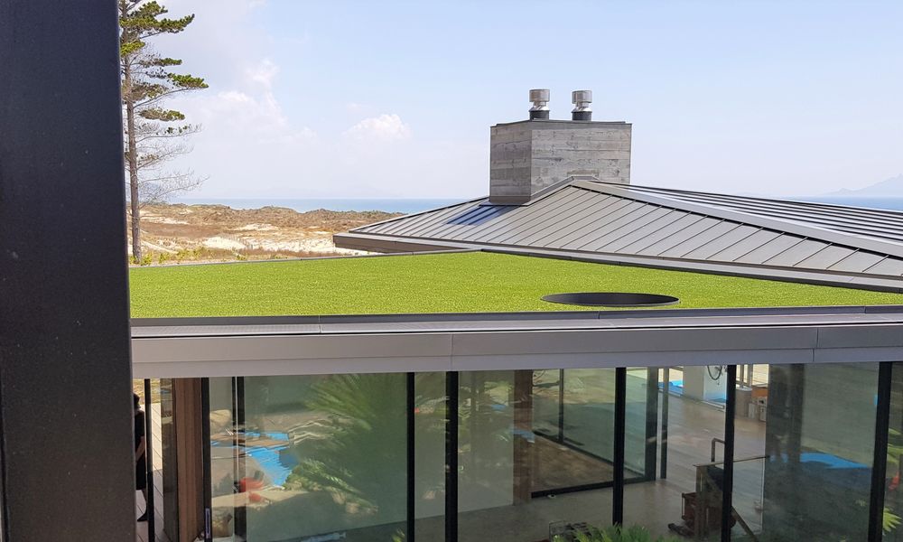 Faux Grass Roof