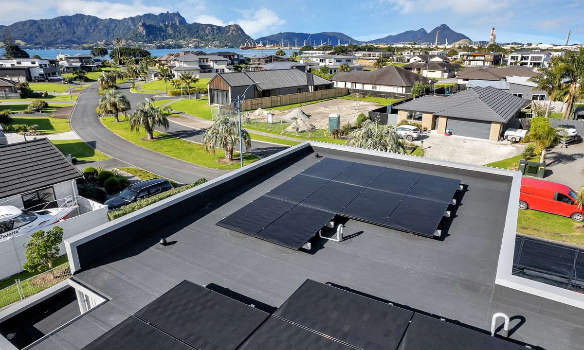 Solar Panels on Fixing Plates